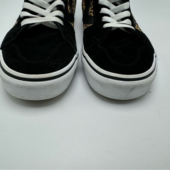 Vans Sk8 Hi Tapered Sneaker Leopard Print High Top Skate Shoe Size 7 - Picture 4 of 10